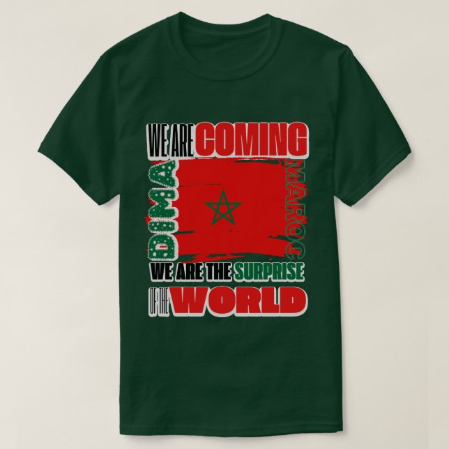 Red & Green Spirit T Shirt (Design framsida)