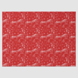 Red green & white Christmas winter cats