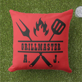 Red Grillmaster Utensil Kudde