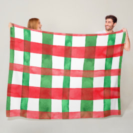 Red Grönt 60x80 Fleece Blanket