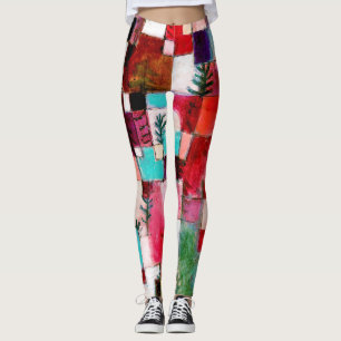 Red Grönt and Violet, Paul Klee Leggings