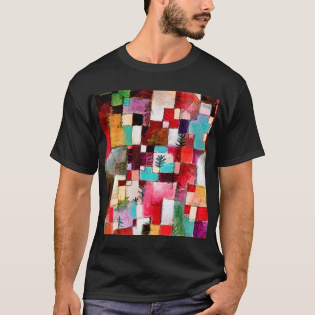Red Grönt and Violet, Paul Klee T Shirt (Framsida)