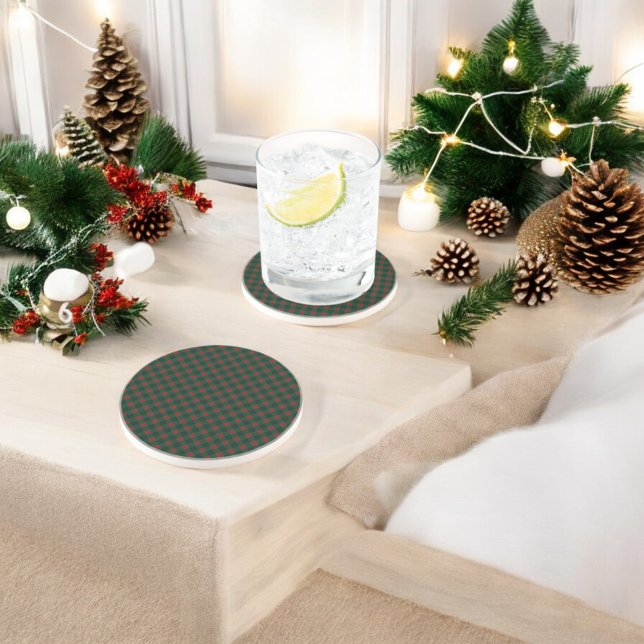 Red Grönt Buffalo Play Helgdag Underlägg (Skapare uppladdad)