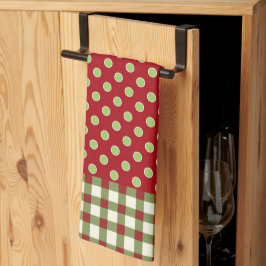 Red & Grönt Christmasy Microfiber Kitchen Towel Kökshandduk