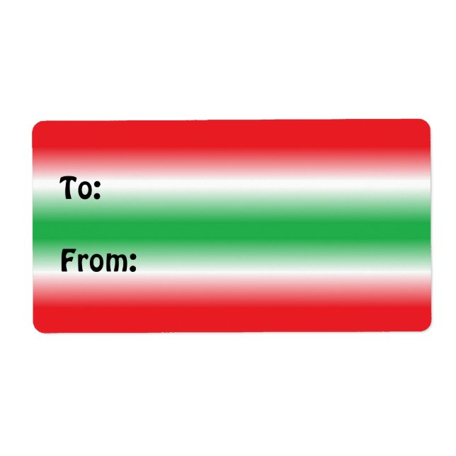 Red & Grönt-etikett Fraktsedel (Framsidan)