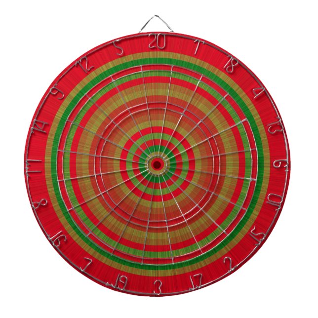 Red Grönt Guld Ringar Darttavla (Framsidan)