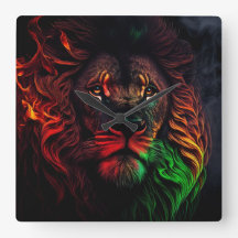 Red Grönt Gult Lejon 01