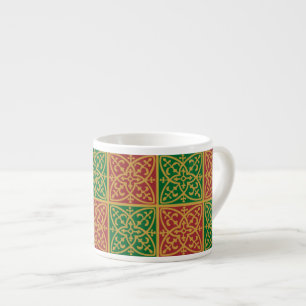 Red Grönt Helgdag Gothic Espresso Kopp Espressomugg
