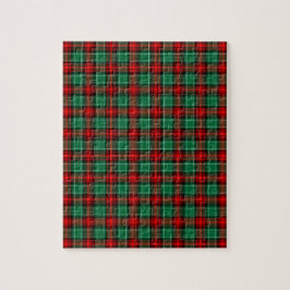 Red Grönt Helgdag Play Mönster Jigszle Puzzle Pussel