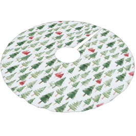 Red Grönt Julgranar Julgransmatta Borstad Polyester
