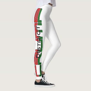 RED/GRÖNT - LAGAR LEGGINGS