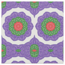 Red Grönt Lila White Kaleidoscope jul