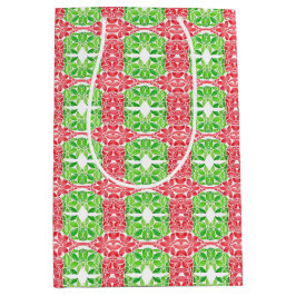 Red & Grönt Mosaic Gift Bag