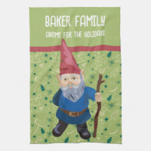 Red Grönt och Blue Gnome för Helgdagarna Winter