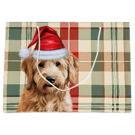 Red Grönt Play Goldendoodle Hund älskare Helgdag