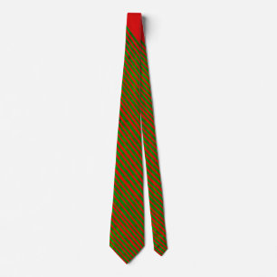 Red Grönt Rand Tie Slips