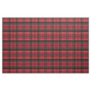 Red Grönt Squares Madras Play Mönster Tyg