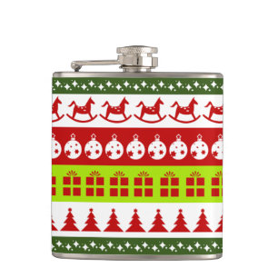 Red Grönt Ugly jul Sweater Festive Clipart Fickplunta