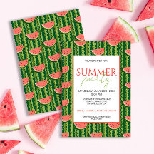 Red Grönt Watermelon Slices (sommarskiktet party)