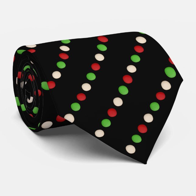 Red Grönt White Black Polka Dot  Slips (Rullad)