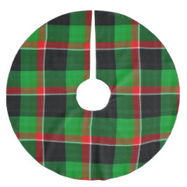 RED GRÖNT WHITE CHRISTMAS PLAID MÖNSTER JULGRANSMATTA BORSTAD POLYESTER