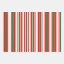 Red Grönt White Rand och Guld Stars