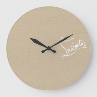 Red Grund Stilettos skor klackar Kraftbox Stor Klocka