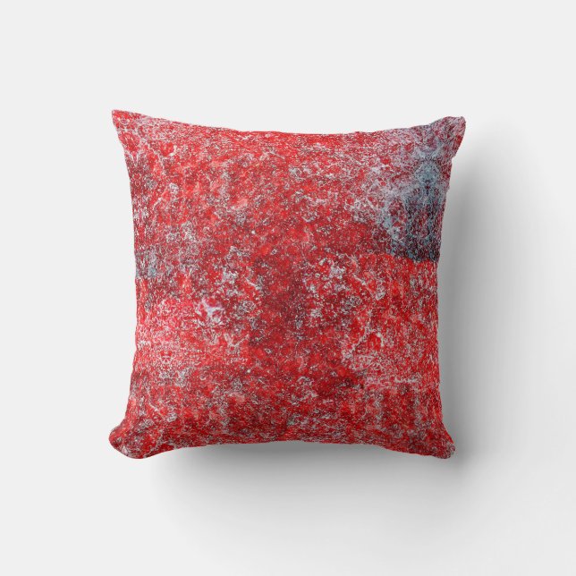 Red grunge textureabstract,ancient,art,background, kudde (Framsida)