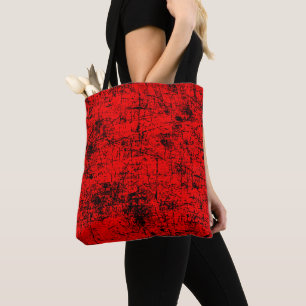 Red Grunge Tygkasse