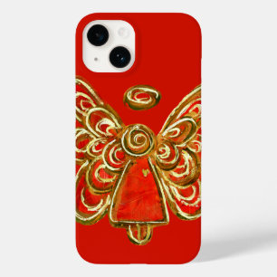 Red Guardian Angel Art Anpassningsbar iphone case