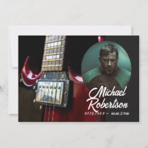 Red Guitar Firande of Life