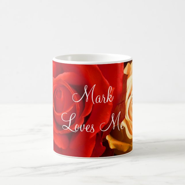Red Gul ros Valentine I Mugg (Center)