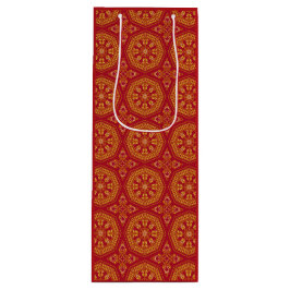 Red & Guld Arabesque Gift Bag
