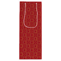 Red & Guld Arabesque Gift Bag