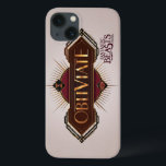 Red & Guld Art Deco Obliviate Spell Graphic<br><div class="desc">FANTASTISKA BEASTER OCH VAR DE SKA HITTAS™ | En röd bild och bild av guld art deco stil för trollformeln "Obliviate".</div>