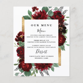 Red Guld Blommigt Rustic Elegant White Bröllop Men