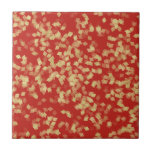 Red Guld Confetti Abstrakt Kakelplatta<br><div class="desc">Red Guld Confetti Abstrakt</div>