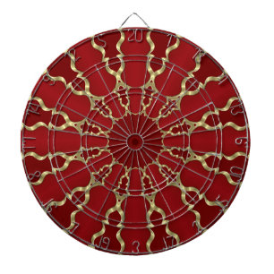 Red Guld Decorative Dartboard Darttavla