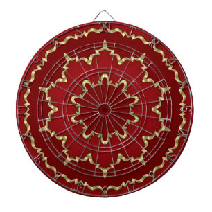 Red Guld Decorative Dartboard Darttavla