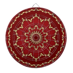 Red Guld Decorative Dartboard Darttavla
