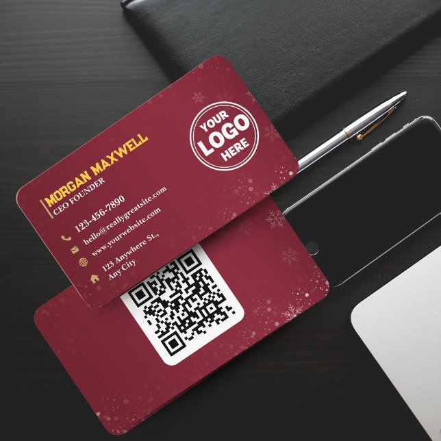 Red Guld Diamonds Luxury CEO & Founder Visitkort (Red Gold Diamonds Luxury CEO & Founder Business Card)