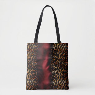 Red Guld Faux Cowgirl Southwest Cowhide Tygkasse