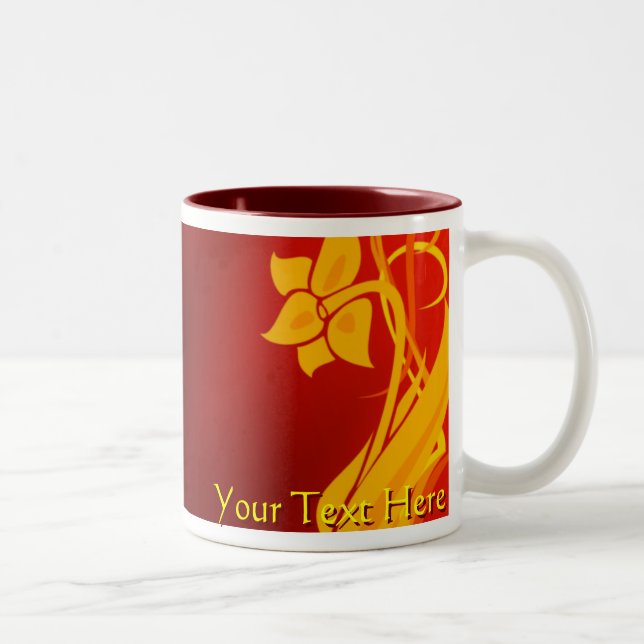 Red & Guld Mugg (Höger)