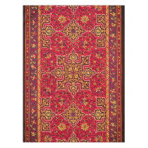 Red & Guld Persian Matta