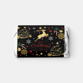 Red Guld Reindeer God jul Träd