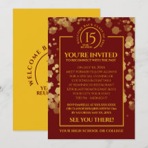 Red & Guld School Class Reunion