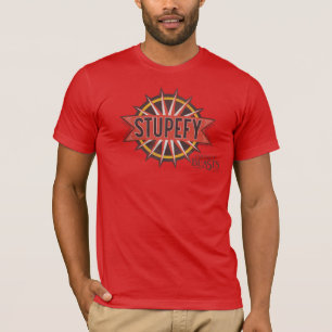 Red & Guld Stupefy Spell Graphic Tee Shirt
