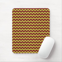 Red & Guld Zig Zag Glitter
