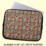Red Gult Black Abstrakt African Tribal Geometric Laptop Fodral<br><div class="desc">Red Gult Black Abstrakt African Tribal Geometric - se mer underbar design i min butik.</div>