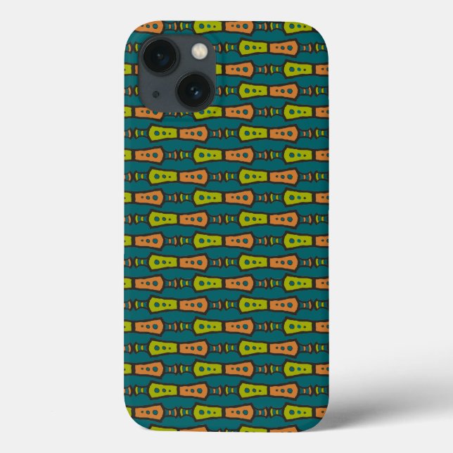 Red Gult Black Tribal, Tea: iPad Case-Mate Fodral (Baksida)
